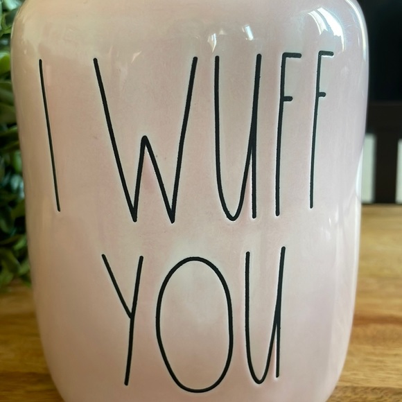 Rae Dunn I WUFF YOU Pink Baby Canister NWT 🇺🇸 Release - Picture 9 of 16